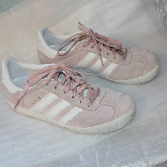 adidas Originals Gazelle Sneakers BY9548 Icey Pink Size 3 Girls - Picture 3 of 9